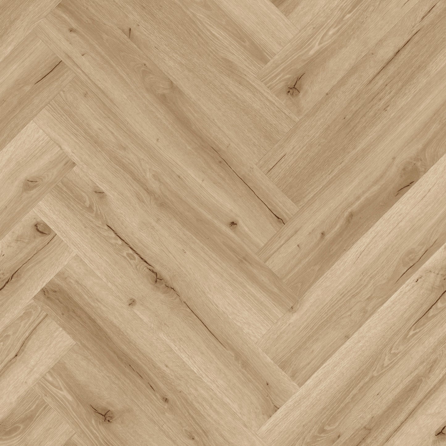 Cream Eiken Visgraat PVC