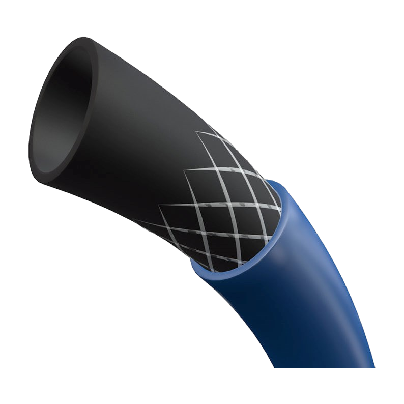 Luchtslangset 8/13mm flexibel blauw 10 meter incl. CEJN veiligheid snelkoppeling