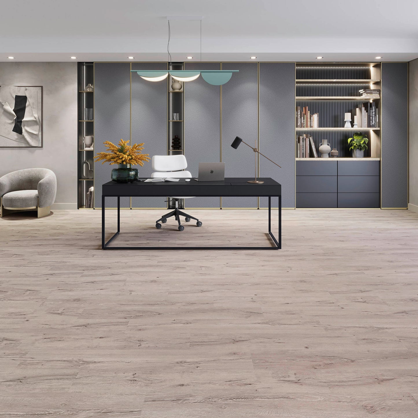 LVT 555 Rigid Click - Rustic Grey Oak
