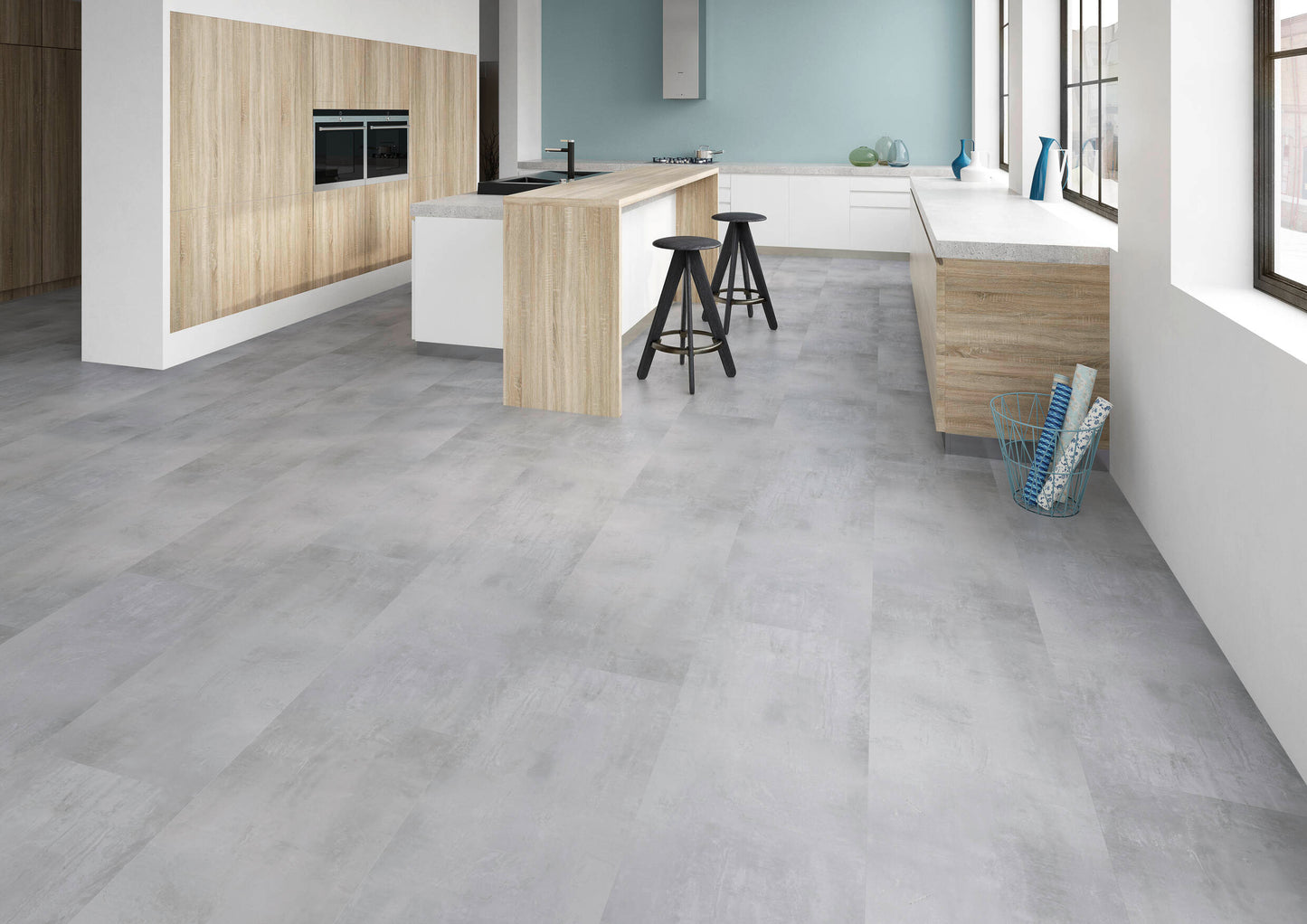 LVT 340 HDF Click - Bright Concrete