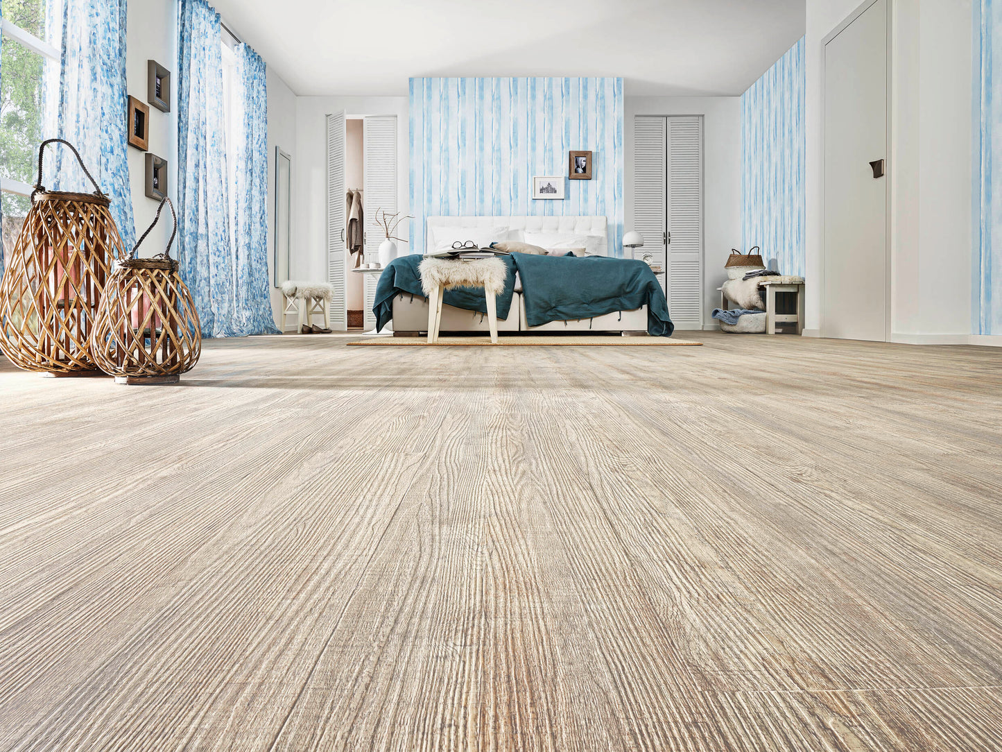 LVT 340 Rigid Click - White Limed Oak