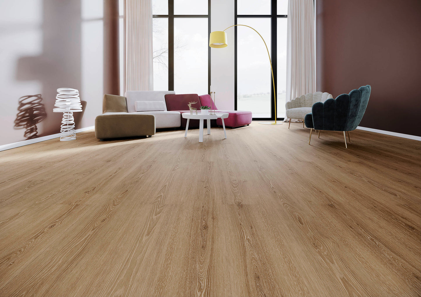 LVT Design 555 - Perfect Brown Oak