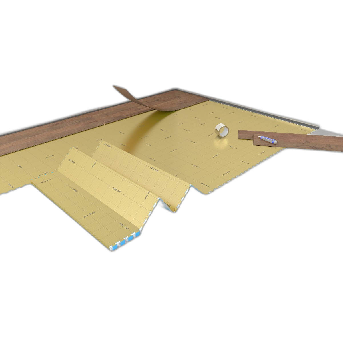 JOKA JK139+ Silent Design ondervloer 1,5mm 8,5mtrx120cm | Pak à 10,2m²