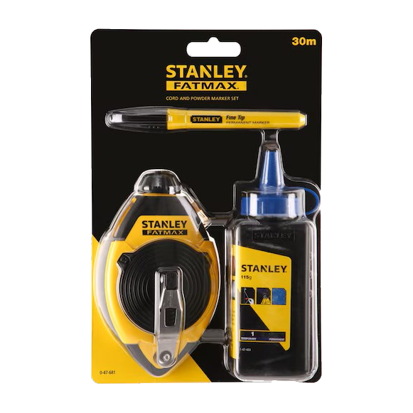 Stanley FATMAX Kalklijn / Slaglijnmolen Kit 30mtr