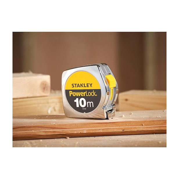 Stanley Rolbandmaat Powerlock ABS 25mm 10mtr