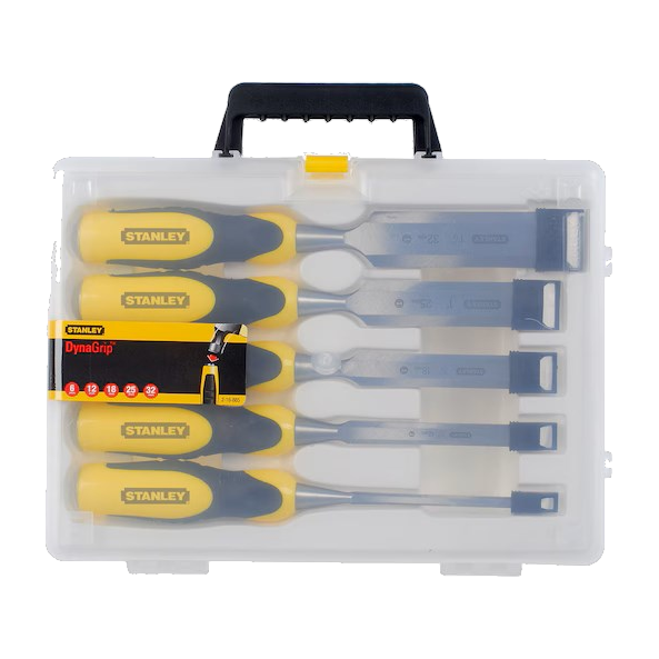 Stanley Steekbeitelset Dynagrip 5-delig (6, 12, 18, 25, 32 mm)