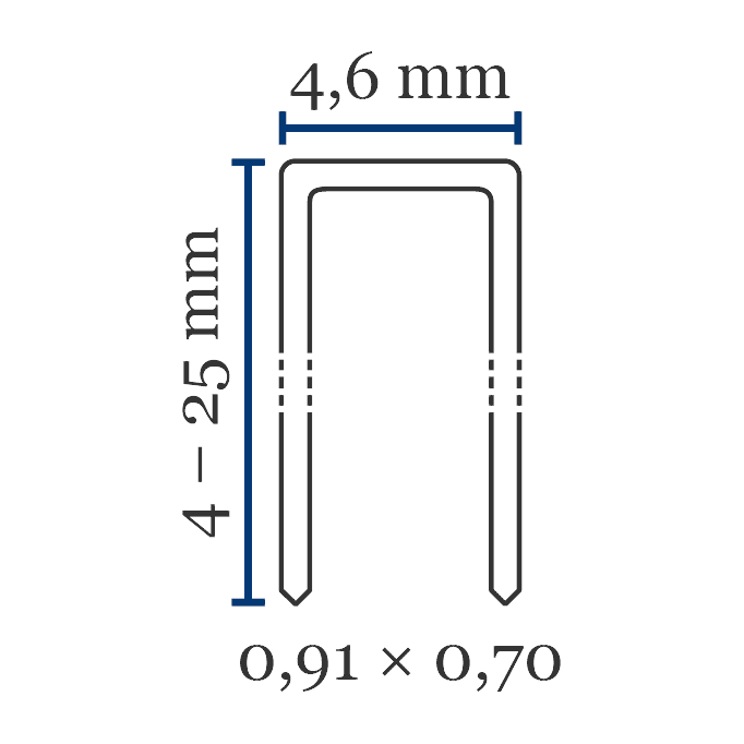 Bea 97-16 Trappentacker (max. 16 mm)