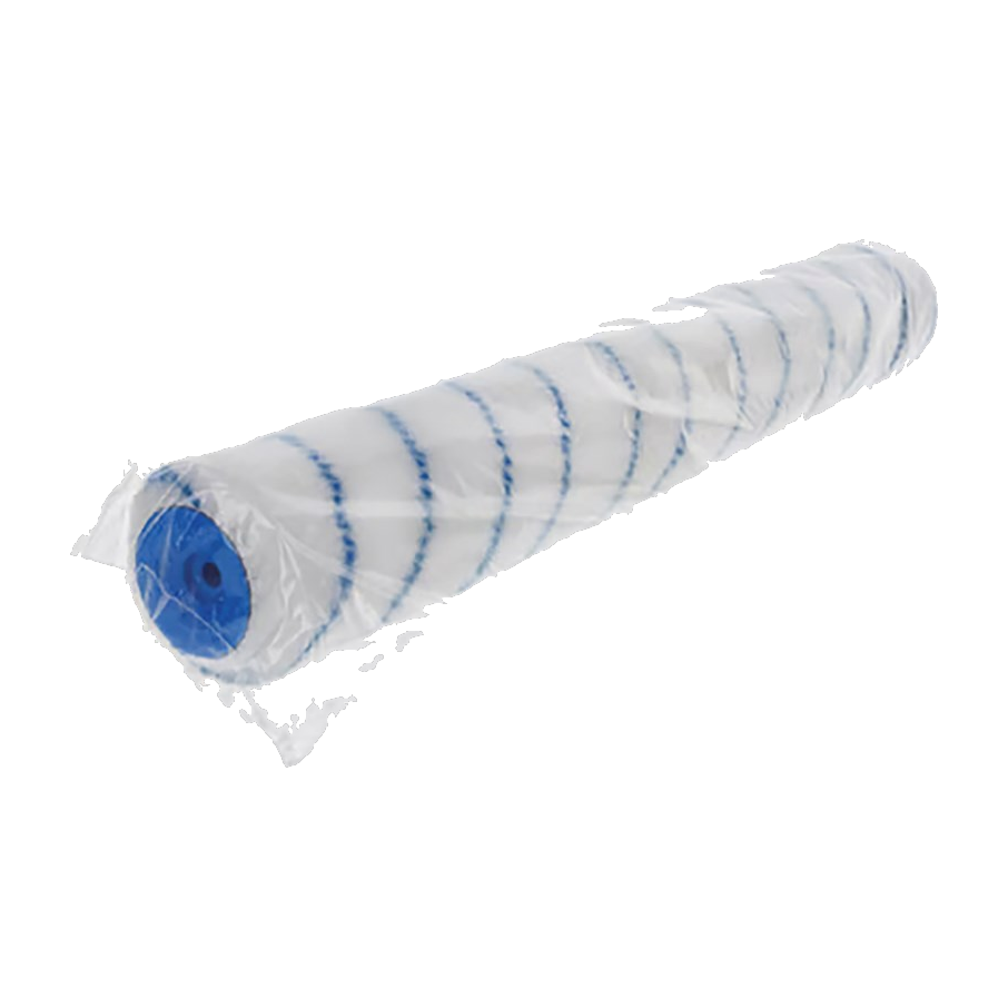 CP verfrol / vachtroller 50cm Nylon blauwe streep 14mm