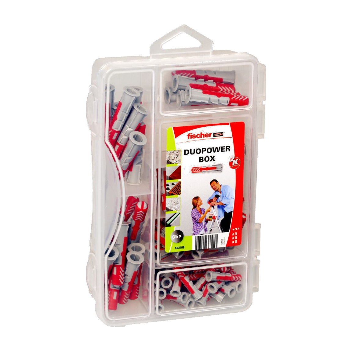 Fischer DuoPower pluggen assortimentsbox mini 5 / 6 / 8mm