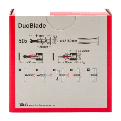 Fischer Gipsplaatplug DuoBlade | 50st