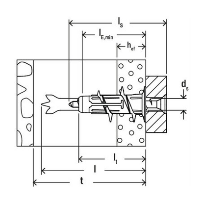 Fischer Plasterboard Plug DuoBlade | 50 pcs