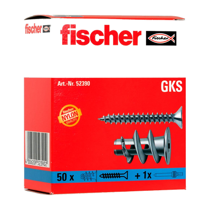 Fischer Gipsplaatplug GK S met schroef | 50st