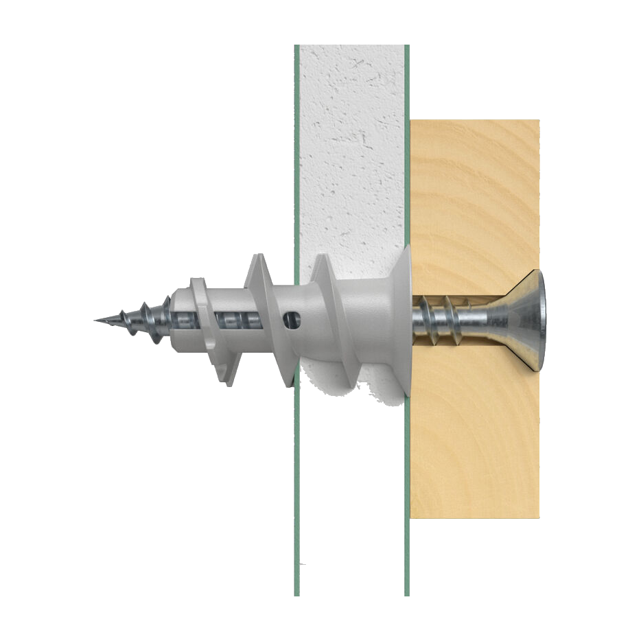 Fischer Gipsplaatplug GK S met schroef | 50st
