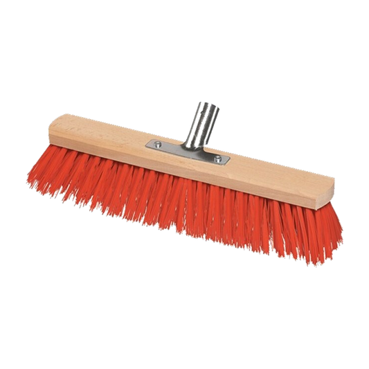 joka industriebezem nylon rood 60cm met steelhouder