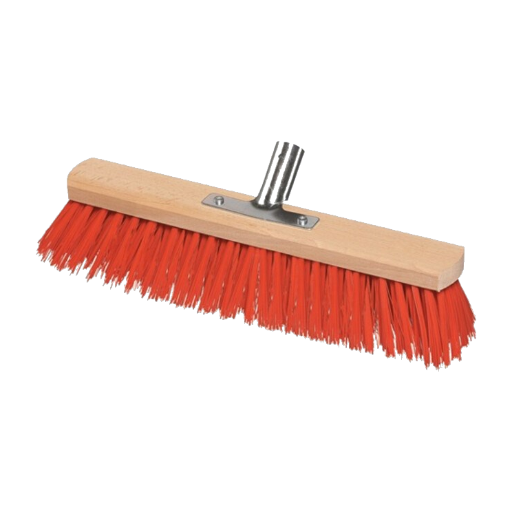JOKA Industriebezem Nylon Rood 60cm met steelhouder