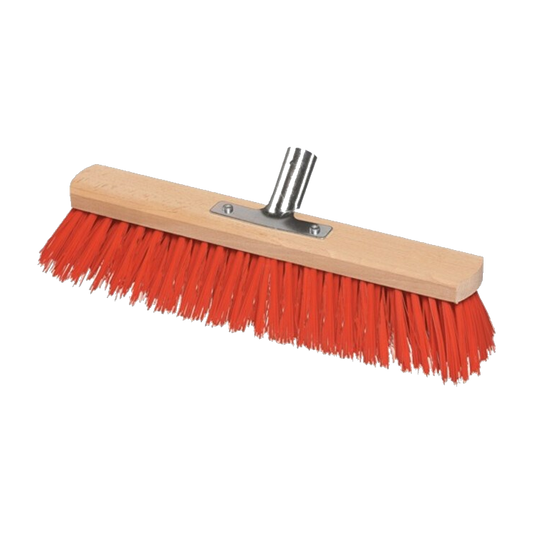 JOKA Industriebezem Nylon Rood 60cm met steelhouder