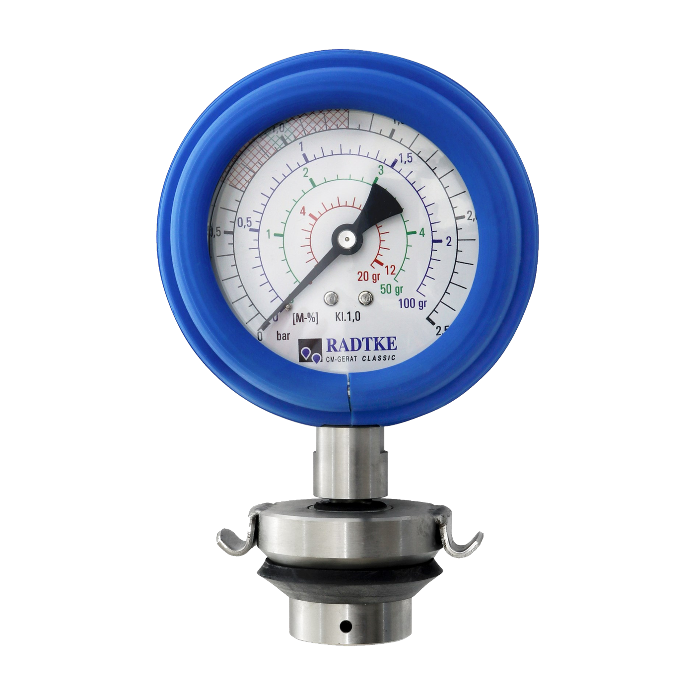 JOKA Manometer 0-2.5 bar inkl. rubber