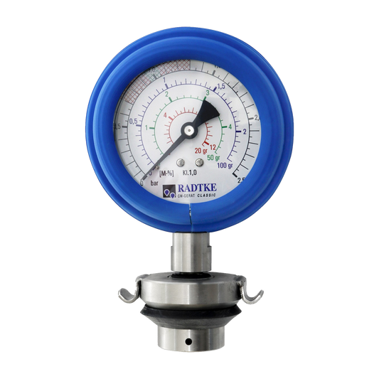 JOKA Manometer 0-2.5 bar inkl. rubber