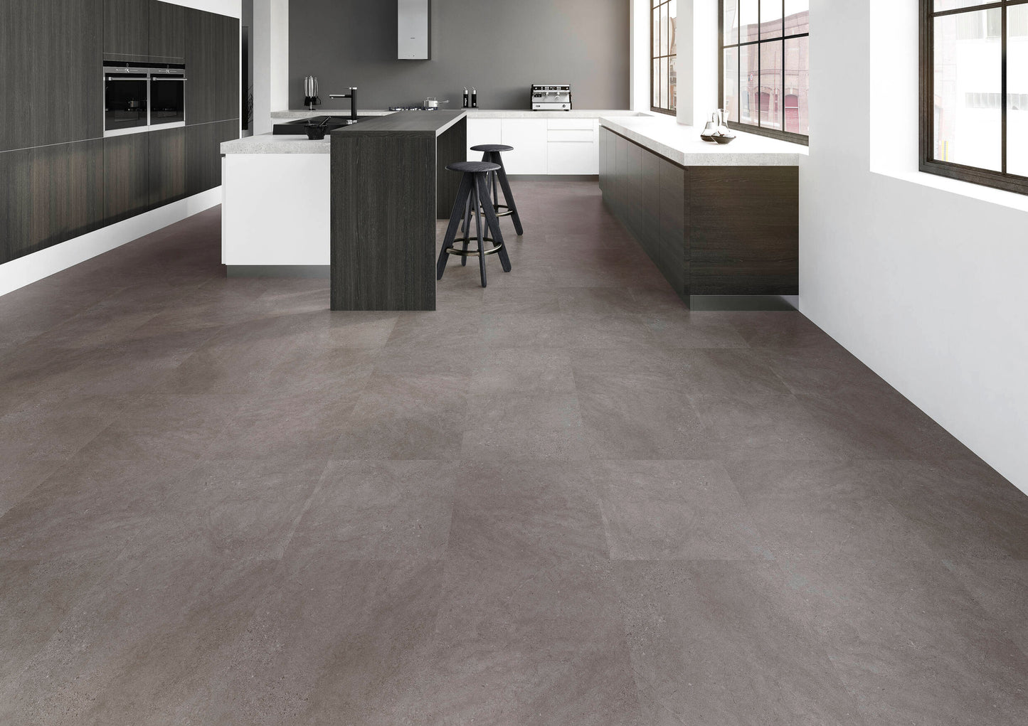 LVT 340 HDF Click - Dark Concrete