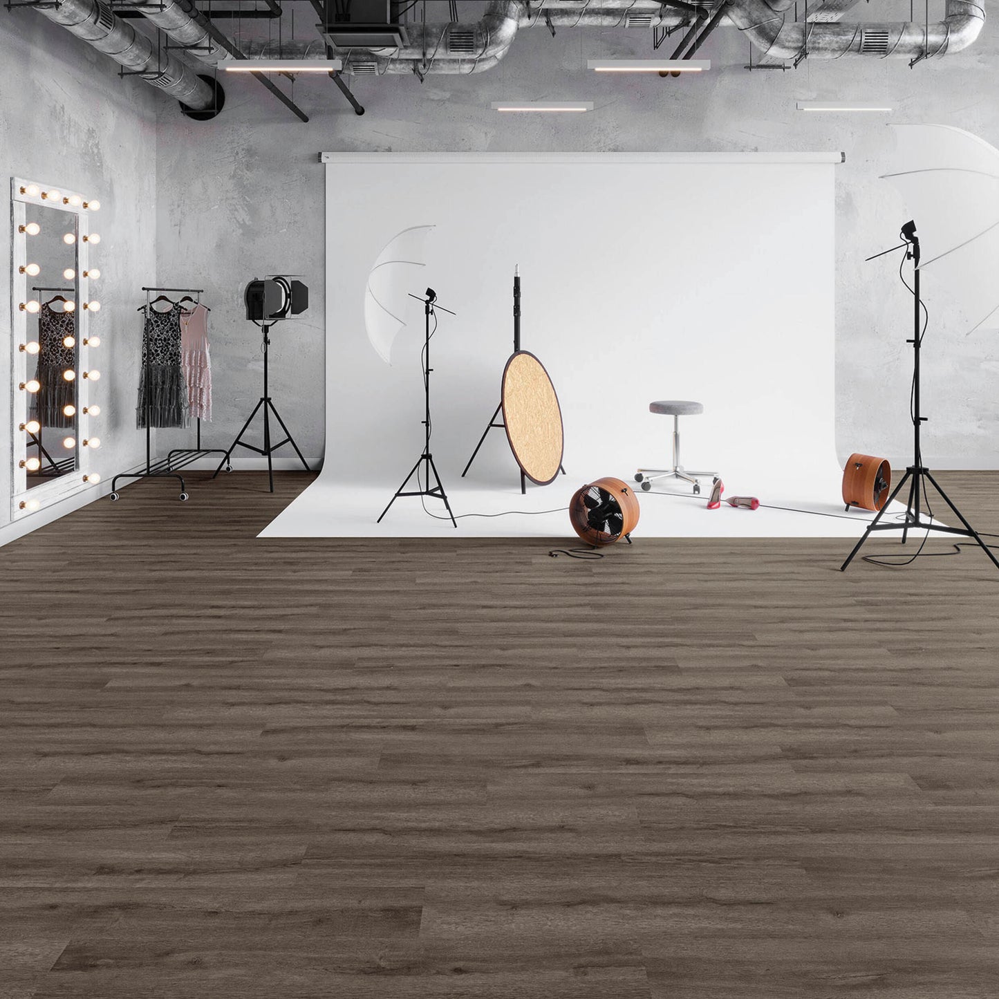 LVT Design 555 - Weathered Grey Oak