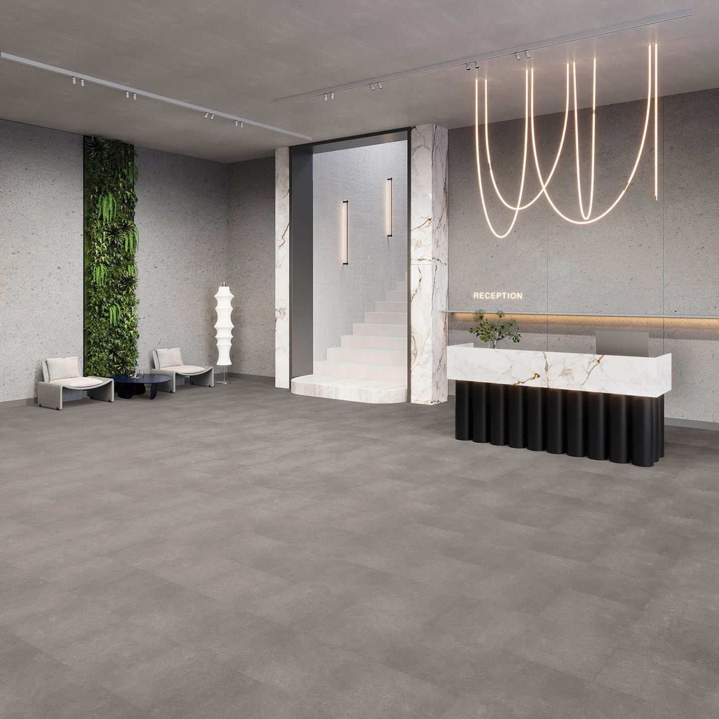 LVT Design 555 - Dark Concrete