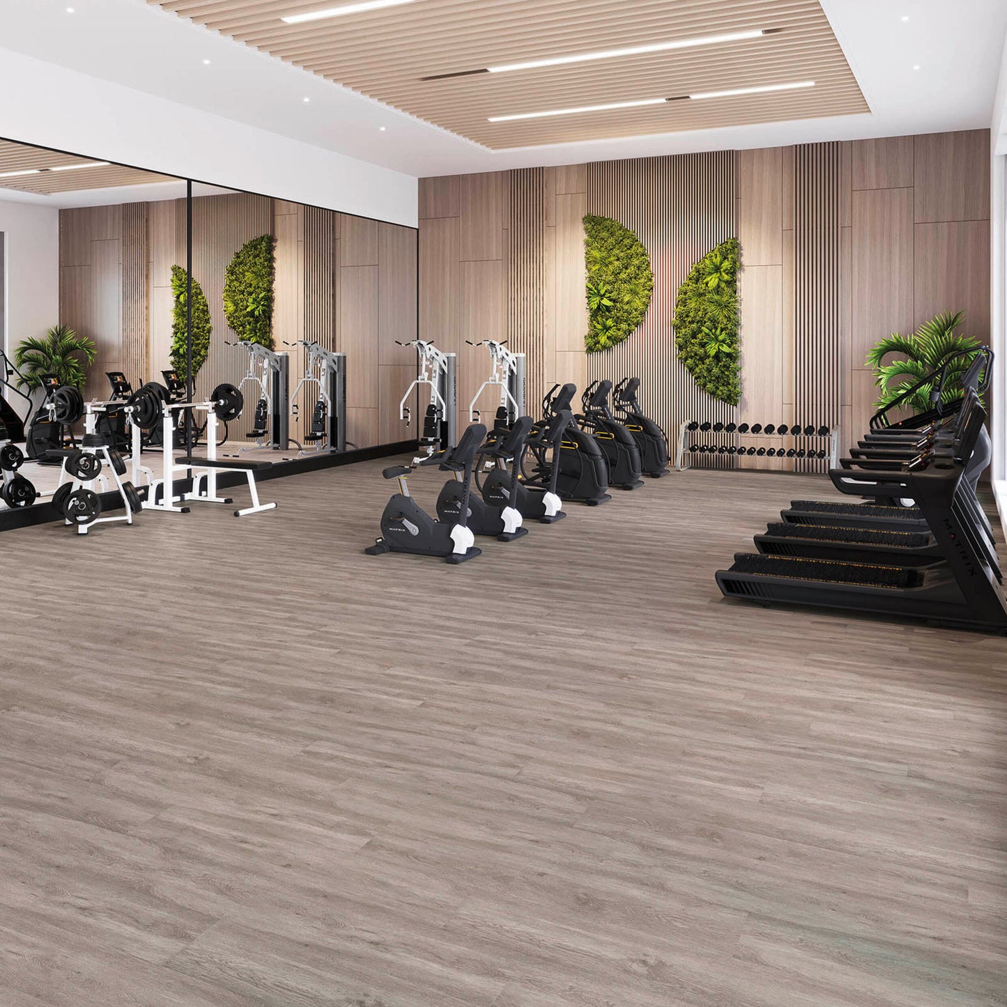 LVT 555 Rigid Click - African Grey Oak