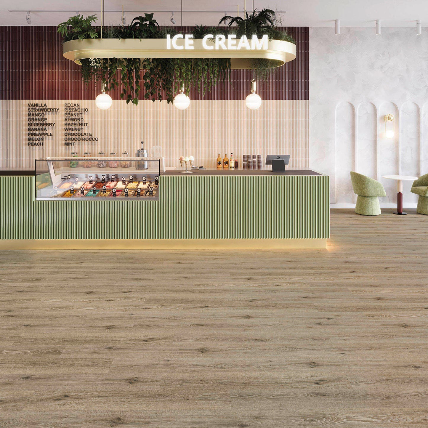 LVT 555 Rigid Click - Smoky Oak