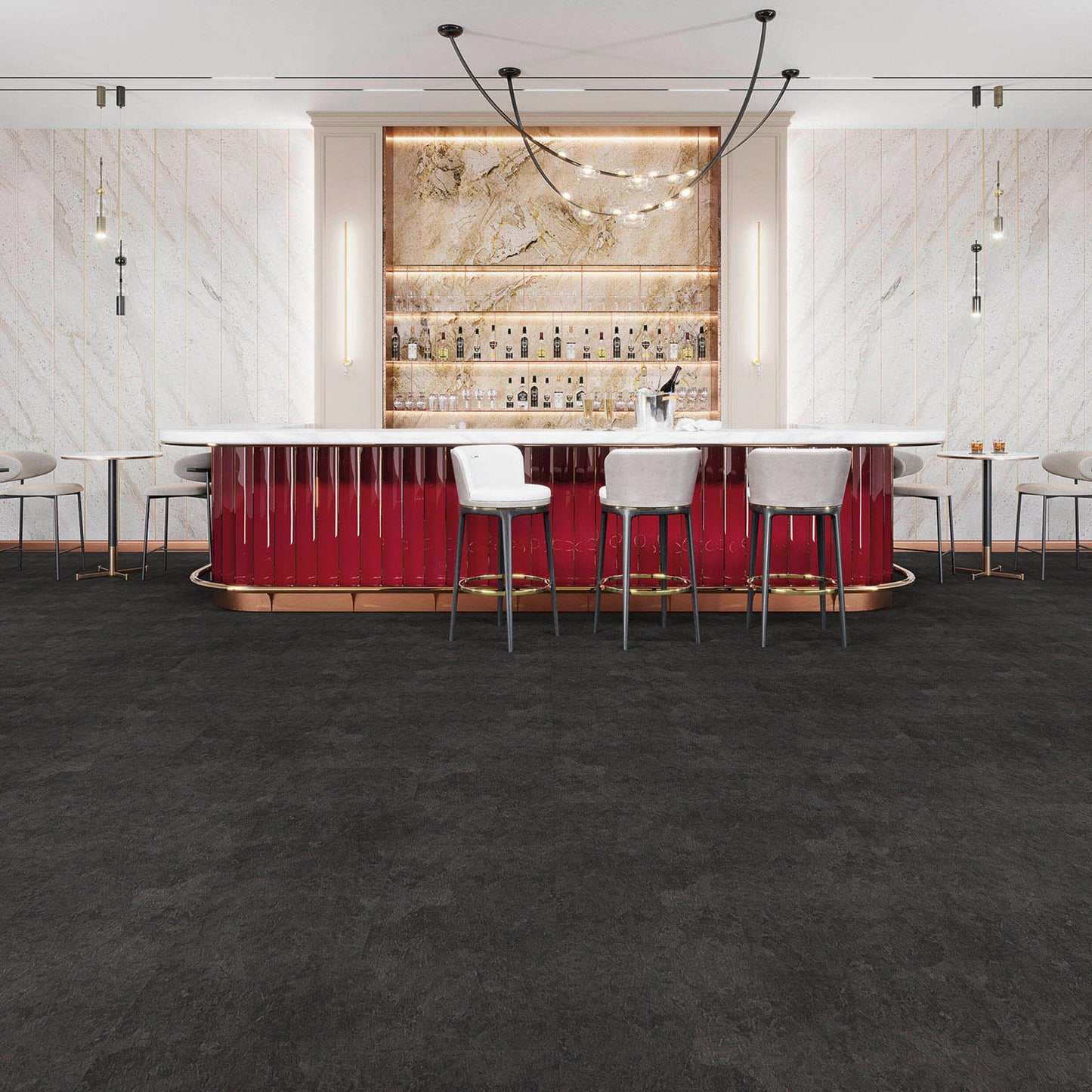 LVT 555 Rigid Click - Black Slate
