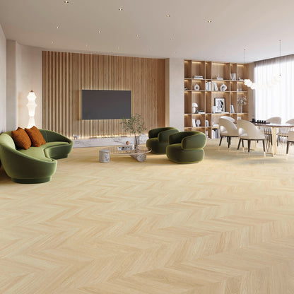 LVT 555 Evolut - Almond Oak Chevron