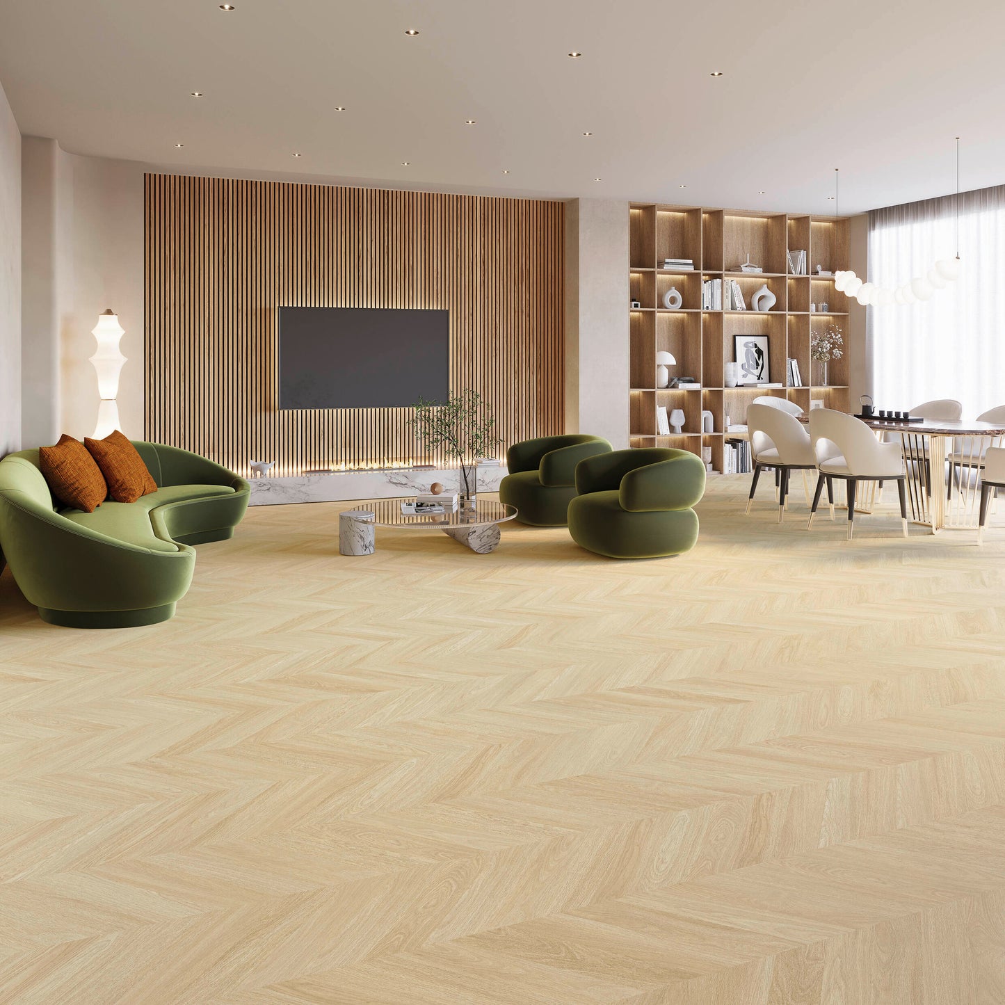 LVT 555 Evolut - Almond Oak Visgraat