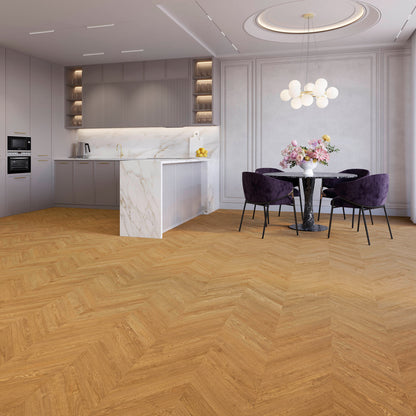 LVT 555 Evolut - Palm Oak Chevron