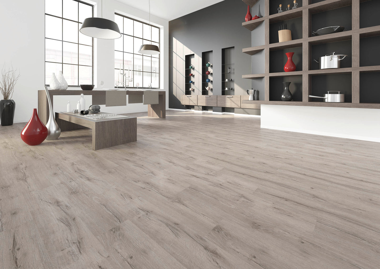 LVT Design 555 - Rustic Grey Oak