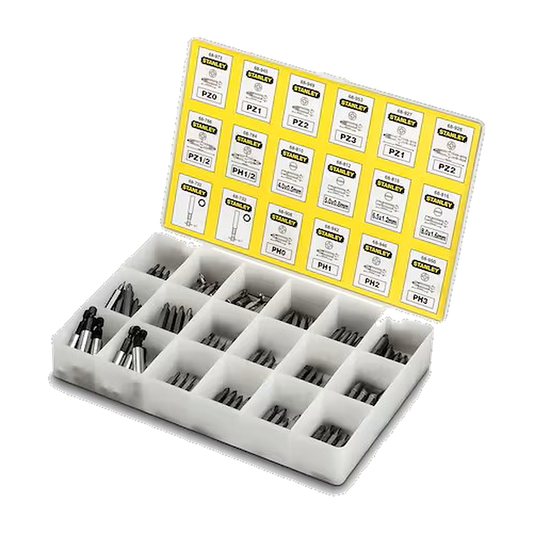 stanley assortiment bits 200 delig