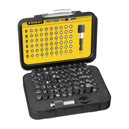 Stanley Bitset Expert Pro 1/4" Bithouder 61-delig