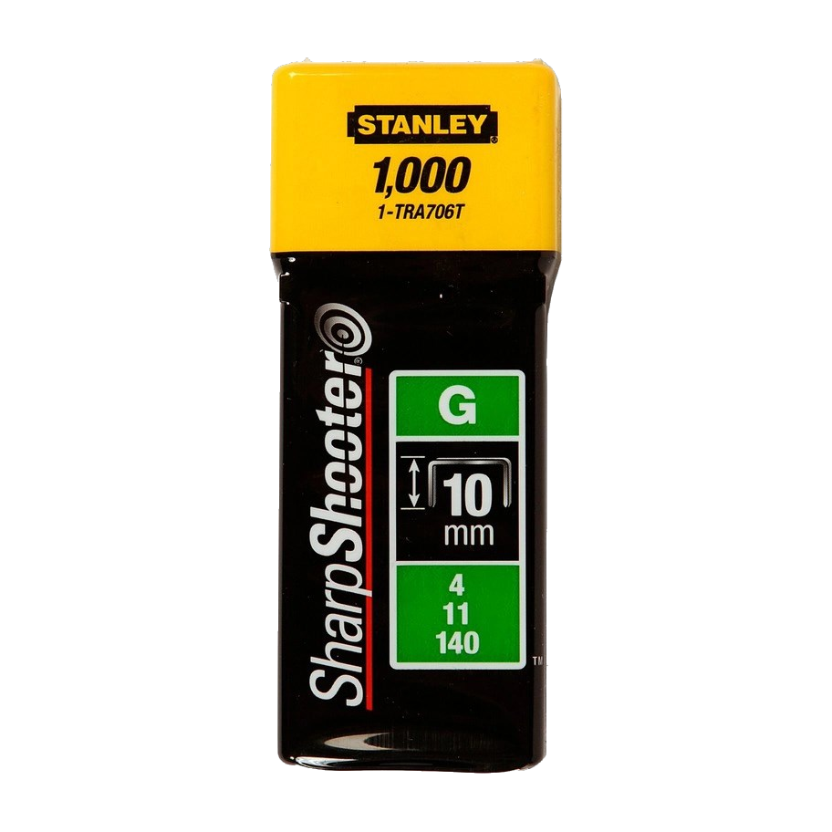 Stanley Nieten 10 mm Type G - 1000 stuks | Tacker 6-TR350