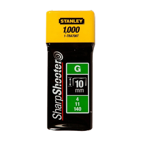 Stanley Nieten 10 mm Type G - 1000 stuks | Tacker 6-TR350