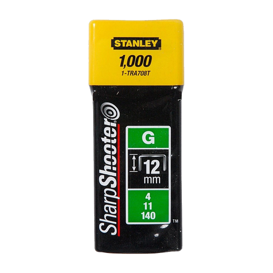 Stanley Nieten 12 mm Type G - 1000 stuks | Tacker 6-TR350