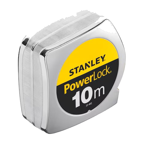 Stanley Rolbandmaat Powerlock ABS 25mm 10mtr