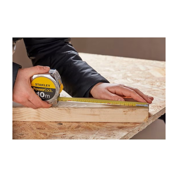 Stanley Rolbandmaat Powerlock ABS 25mm 10mtr