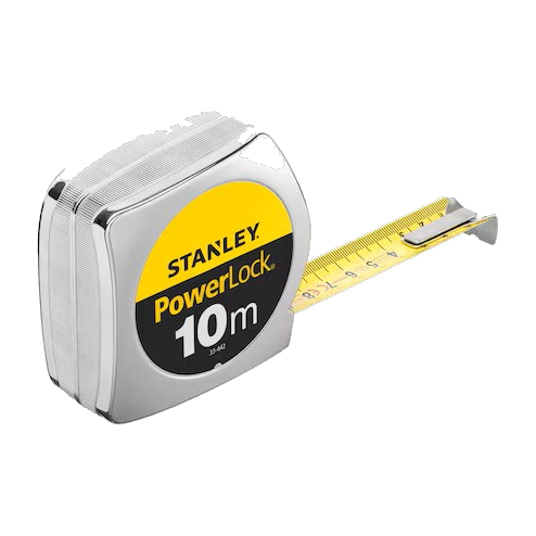 Stanley Rolbandmaat Powerlock ABS 25mm 10mtr