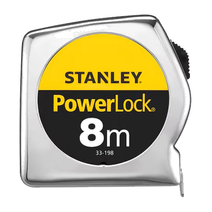 Stanley Rolbandmaat Powerlock ABS 25mm 8mtr
