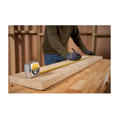 Stanley Rolbandmaat Powerlock ABS 25mm 8mtr