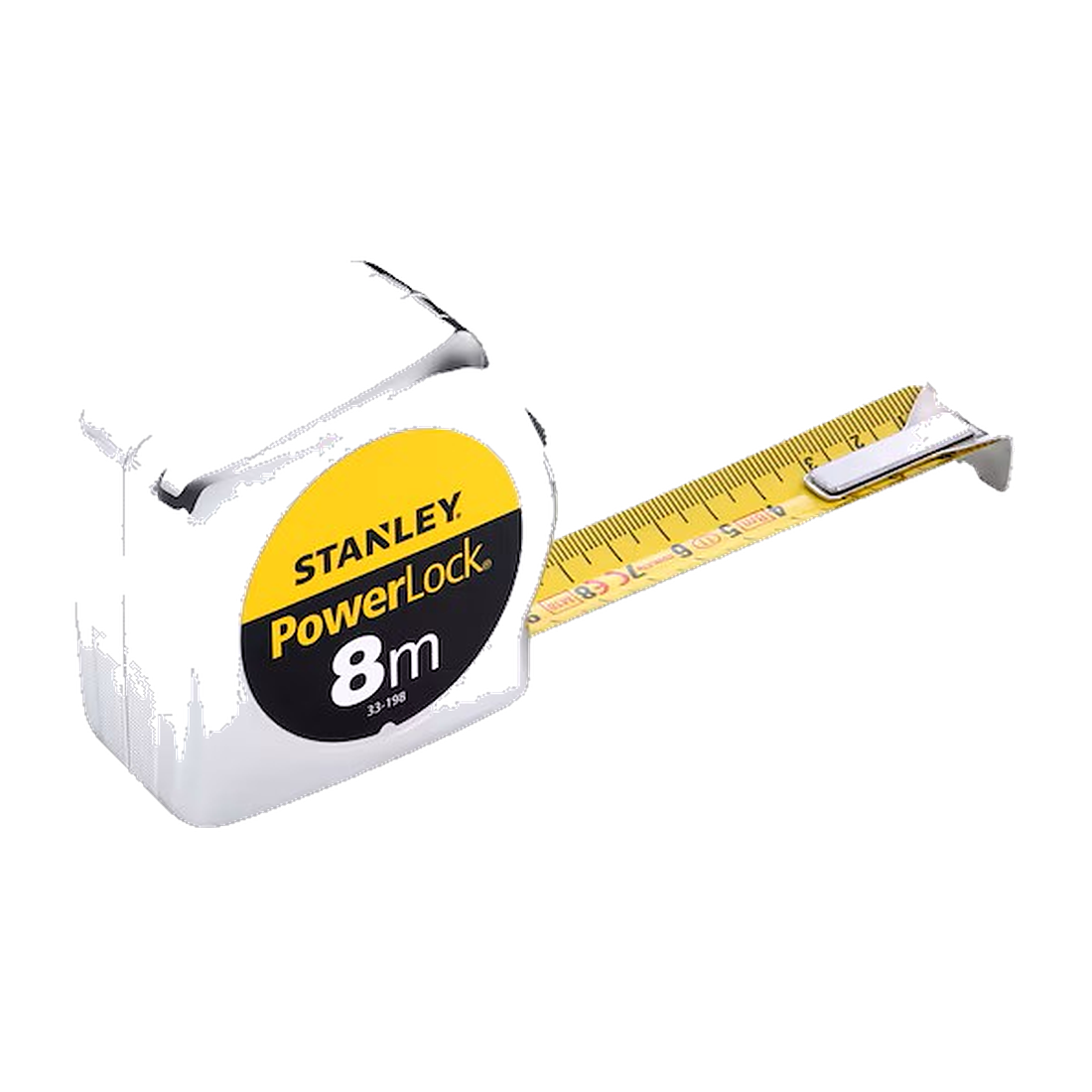 stanley rolbandmaat powerlock abs 25mm 8mtr