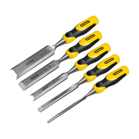 Stanley Steekbeitelset Dynagrip 5-delig (6, 12, 18, 25, 32 mm)